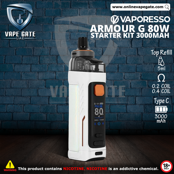 Vaporesso Armour G 80W Starter Kit 3000mAh Vape Offer Dubai dutyfree 2025