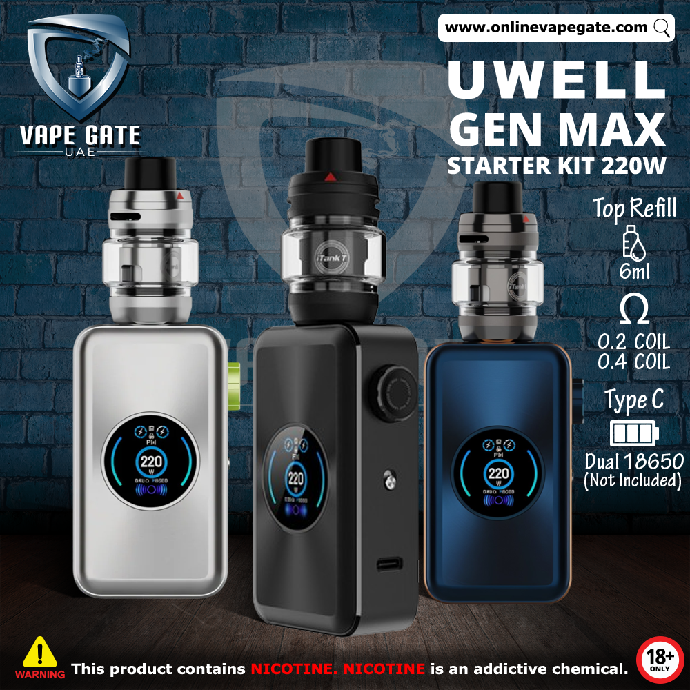 Vaporesso Gen Max 220W Starter Kit Dubai Price | Fast Delivery Abu Dhabi & Dubai Vaporesso Gen Max 220W Starter Kit Dubai Price | Fast Delivery Abu Dhabi & Dubai