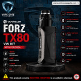 Vaporesso FORZ TX80 VW Kit With FORZ RDA Best Vape Shop in UAE 2026