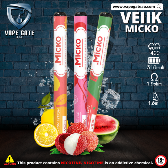 Micko Disposable Vaporizer Veiik Pods Vape Offer in Abu Dhabi and Dubai 2025