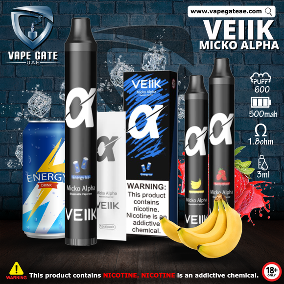 Veiik Micko Alpha Disposable Vape (600 Puffs)