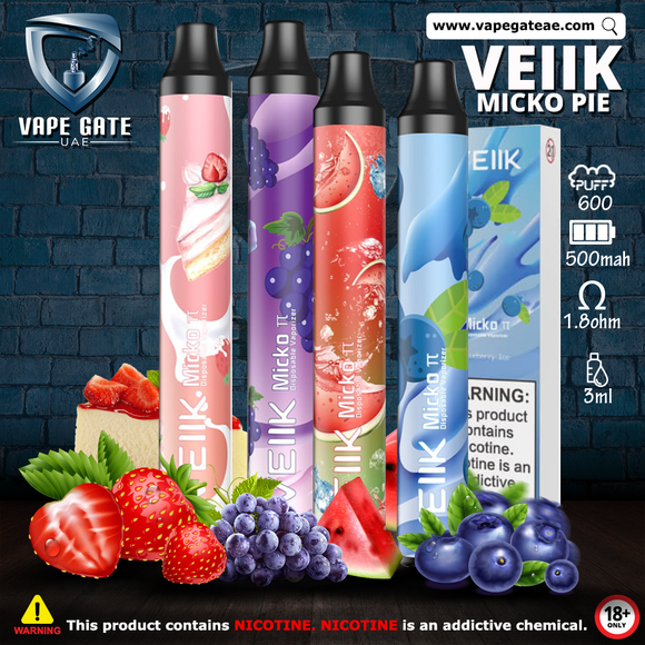 Veiik Micko Pie Disposable Vape (600 Puffs) Best Shop in UAE 2025