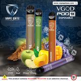 Vgod Pod 1K Disposable Vape Device (1,500 Puffs) Best Vape in UAE 2025