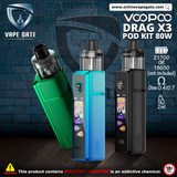 Voopoo Drag X3 Pod Kit (80W) Best Vape kit Dubai 2026