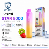 Vozol Star 8000 50mg Disposable Vape – Non-Rechargeable