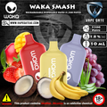 WAKA SMASH RECHARGEABLE DISPOSABLE VAPES (5,500 PUFFS) VAPE DELIVERY DUBAI