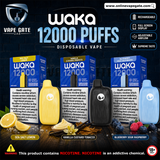 Waka Nova Rechargeable Disposable Vapes 12,000 Puffs Best Online Vape Shop in UAE 