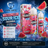 Watermelon Sour Ice - Bazooka Vape Offer A Ain Dubai Abu Dhabi
