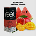 PEACH MANGO WATERMELON ICE - REAL VAPE SALTNIC 30ml ABU DHABI DUBAI AL AIN RUWAIS SHARJAH KSA