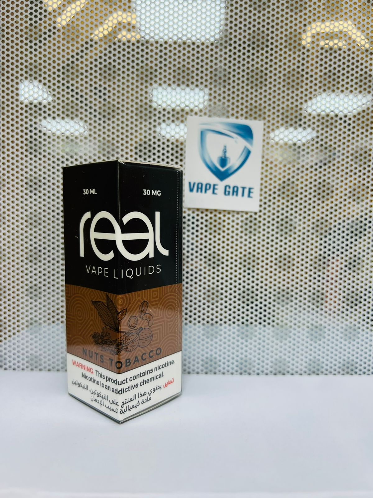 NUTS TOBACCO - REAL VAPE SALTNIC 30ml | ✓ Same Day Delivery | Dubai