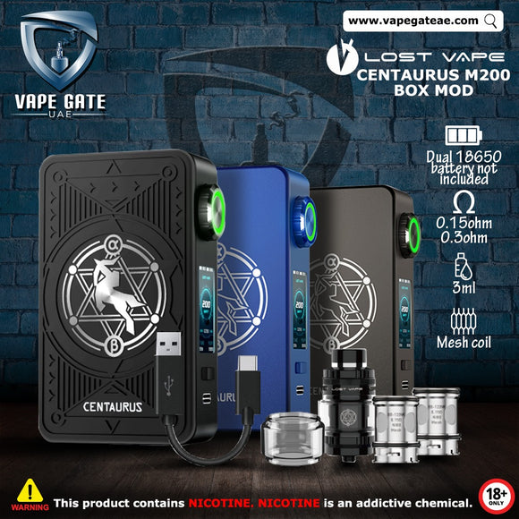 CENTAURUS M200 200W BOX MOD | Dubai | Abu Dhabi | Same Day Delivery CENTAURUS M200 200W BOX MOD | Dubai | Abu Dhabi | Same Day Delivery