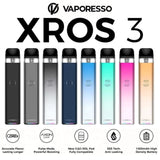 VAPORESSO XROS 3 1000mAh POD SYSTEM vape dubai