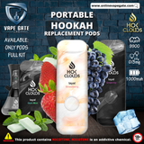 XTRA - HOK CLOUDS PORTABLE HOOKAH REPLACEMENT PODS vape delivery abu dhabi dubai sharjah al ain ksa 