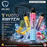 YUOTO SWITCH DISPOSABLE VAPE KIT (3000 PUFFS-1650MAH) Vape Same Day Delivery