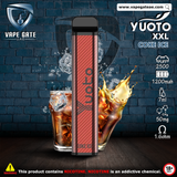 Yuoto XXL Disposable Vape (2,500 Puffs) Best Vape in Dubai 2025