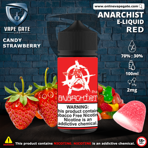 ANARCHIST - RED 100ML ELIQUID Abudhabi Dubai Ruwais KSA