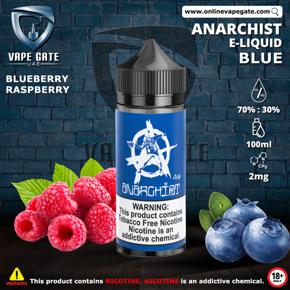 ANARCHIST - BLUE 100ML ELIQUID Abudhabi Dubai KSA