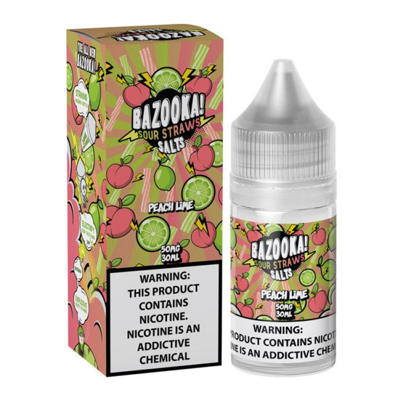 Bazooka Peach Lime Sltnic E-Liquid In Abudhabi | vape juice Dubai UAE