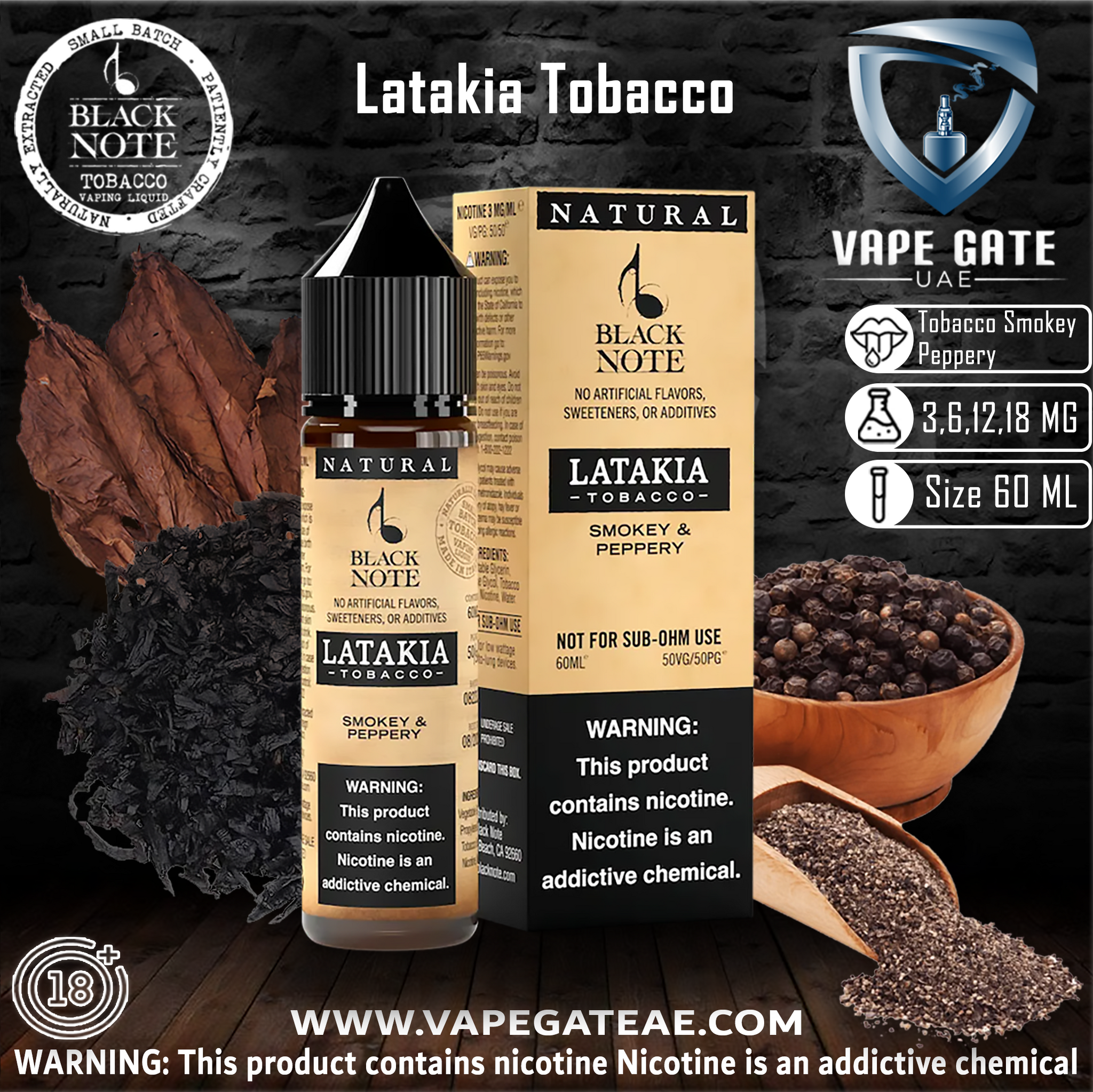 Black Note - Vape Gate UAE