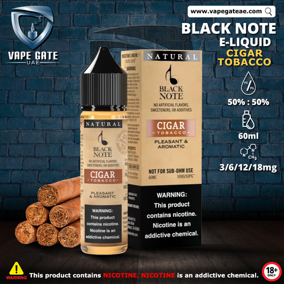 Cuban Cigar Vape Juice Black Note Cuban Cigar Blend 60ML | Abu Dhabi UAE Cuban Cigar Vape Juice Black Note Cuban Cigar Blend 60ML | Abu Dhabi UAE