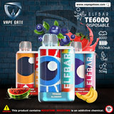 elfbar te6000 puffs disposable vape best vape shop in Dubai