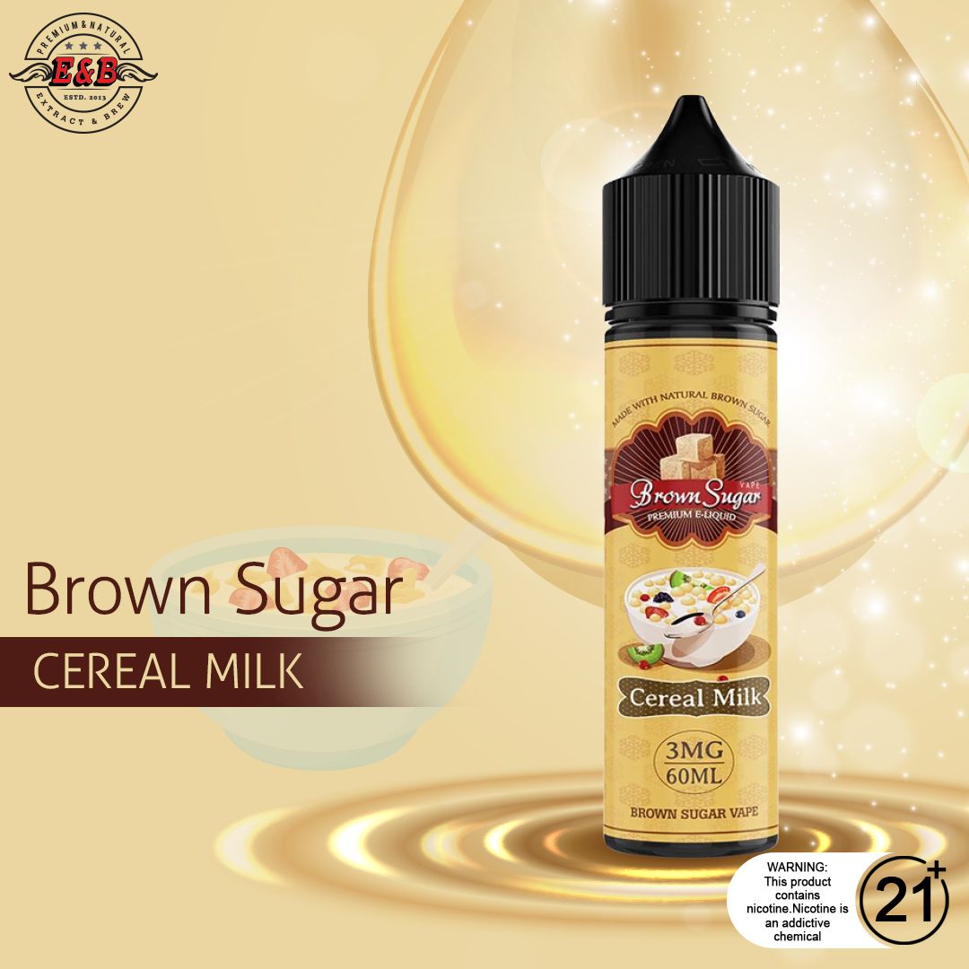 Brown Sugar Cereal Milk E Liquid by E&B Flavor | Dubai Same Day Delivery | Abu Dhabi Brown Sugar Cereal Milk E Liquid by E&B Flavor | Dubai Same Day Delivery | Abu Dhabi