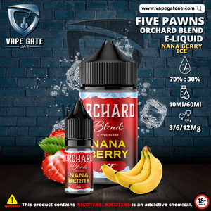 NANA BERRY ICE- ORCHARD BLEND FRUIT 60ML ELIQUID BY FIVE PAWNS ABU DHABI DUBAI AL AIN RUWAIS KSA