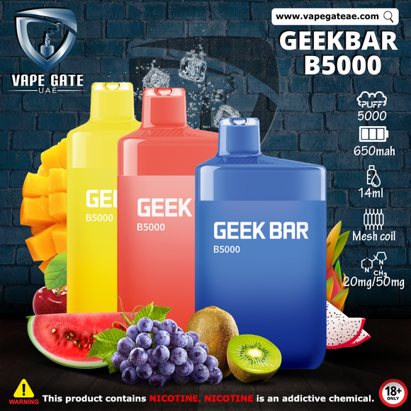 Geek Bar B5000 Rechargeable Disposable ABU DHABI DUBAI RUWAIS AL AIN SHARJAH FUJAIRAH