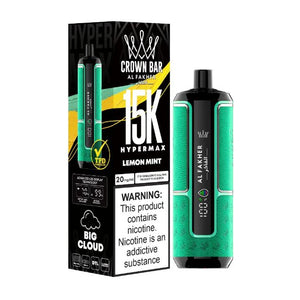 Al Fakher - Crown Bar Hypermax Disposable Vape (15,000 Puffs) Best Online Vape Shop In Dubai