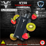 IGNITE - V150 Rechargeable Disposable Vape (15,000 Puffs) vape abu dhabi