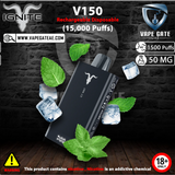 IGNITE - V150 Rechargeable Disposable Vape (15,000 Puffs) vape offer ruwais