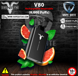 IGNITE - V80 Rechargeable Disposable Vape (8000 Puffs) vape offer al ain