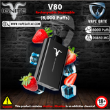 IGNITE - V80 Rechargeable Disposable Vape (8000 Puffs) vape offer online umm al quawain