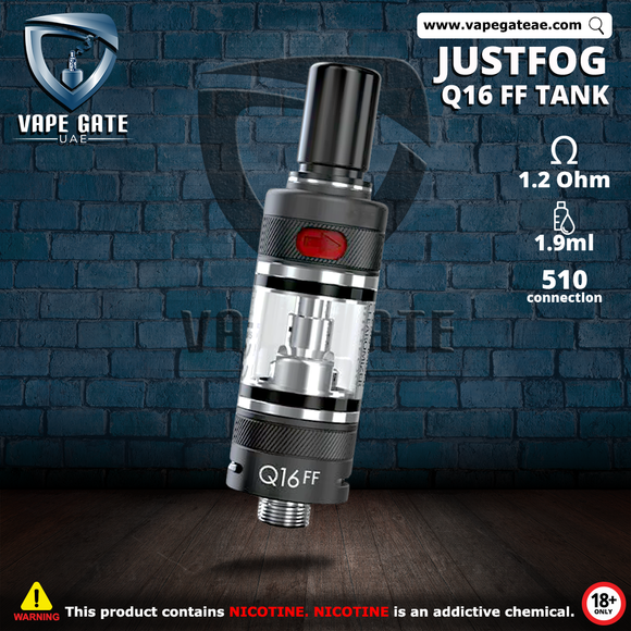 Justfog Q 16 FF Tank | Dubai | Abu Dhabi | Same Day Delivery Justfog Q 16 FF Tank | Dubai | Abu Dhabi | Same Day Delivery