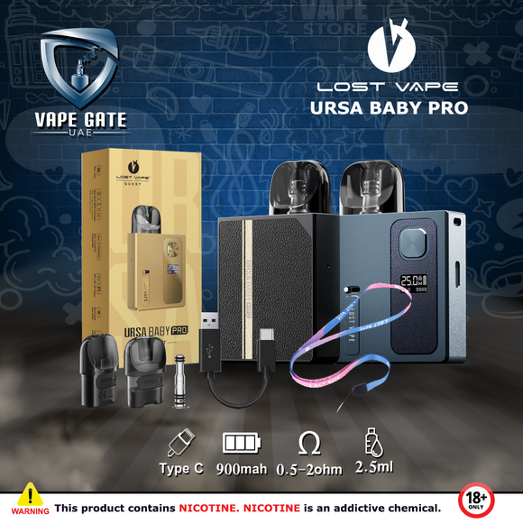 LOST VAPE URSA BABY PRO POD SYSTEM ABU DHABI DUBAI SHARJAH FUJAIRAH UMM AL QUAWAIN KSA QATAR