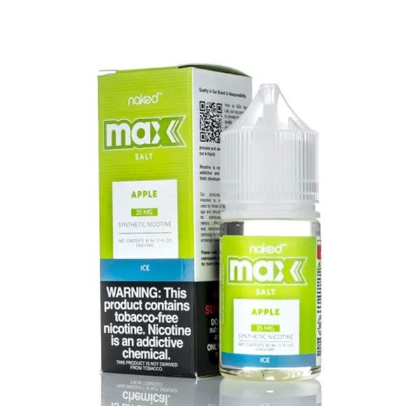 Naked 100 Max - Apple Ice Saltnic 30ml DUBAI ABU DHABI AL AIN RUWAIS KSA