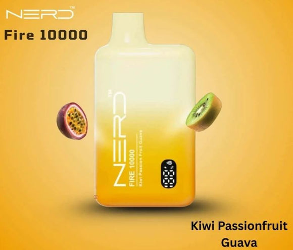 Nerd Fire - Disposable Vape (10,000 Puffs)  Best Vape Disposable Dubai