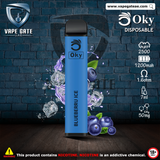 OKY DISPOSABLE VAPE PEN 2500 PUFFS 1200MAH Abudhabi Dubai KSA