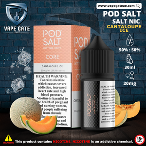 pod salt core cantaloupe ice saltnic Dubai