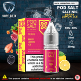 pod salt nexus berry lemon ice saltnic dubai