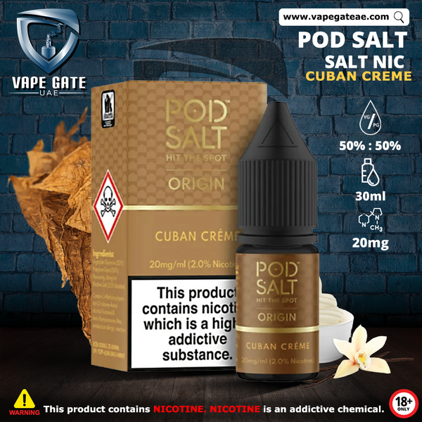 elfbar elfa kaufen Cuban Crème Nic Salt by Pod Salt Origin main image 0