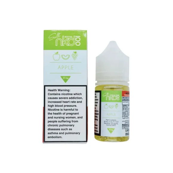 Naked 100 -Apple Saltnic 30ml - 20 mg - 30 ml (UAE Approved) - SaltNic - UAE - KSA - Abu Dhabi -