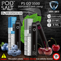 PS GO 3500 DISPOSABLE VAPE (20mg) vape ruwais