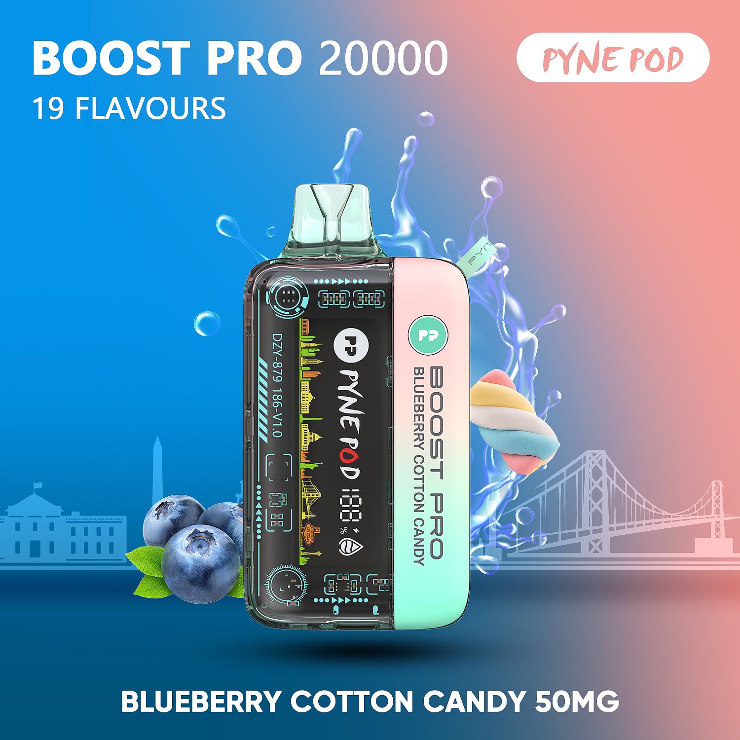 Pyne Pod Boost Pro - Rechargeable Disposable Vape (20,000 Puffs) | Abu Dhabi Dubai Same Day Delivery Pyne Pod Boost Pro - Rechargeable Disposable Vape (20,000 Puffs) | Abu Dhabi Dubai Same Day Delivery