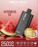 Relx Peace 25K Rechargeable Disposable Vape (25,000 Puffs) Vape Same Day Delivery abu Dhabi