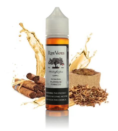 Platinum Tobacco - 60ml E liquid by Ripe Vape delivery abu dhabi