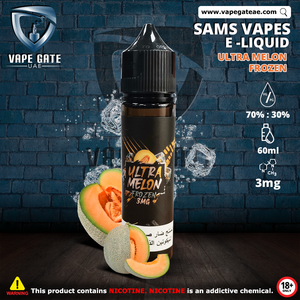 Sams vapes ultra melon frozen e liquid best shop vape in dubai