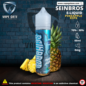 Pineapple Rips 60ml E Liquid 0mg Nicotine by Seinbros - mg / 60 ml - E-LIQUIDS - UAE - KSA - Abu