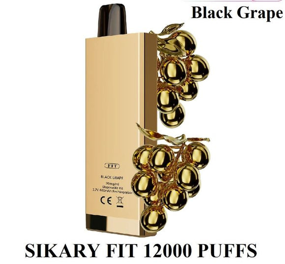 Sikary Fit Rechargeable Disposable Vape (12,000 Puffs) Vape Delivery Dubai Sharjah