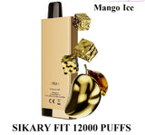 Sikary Fit Rechargeable Disposable Vape (12,000 Puffs) Vape Same Day Delivery Abu DHabi